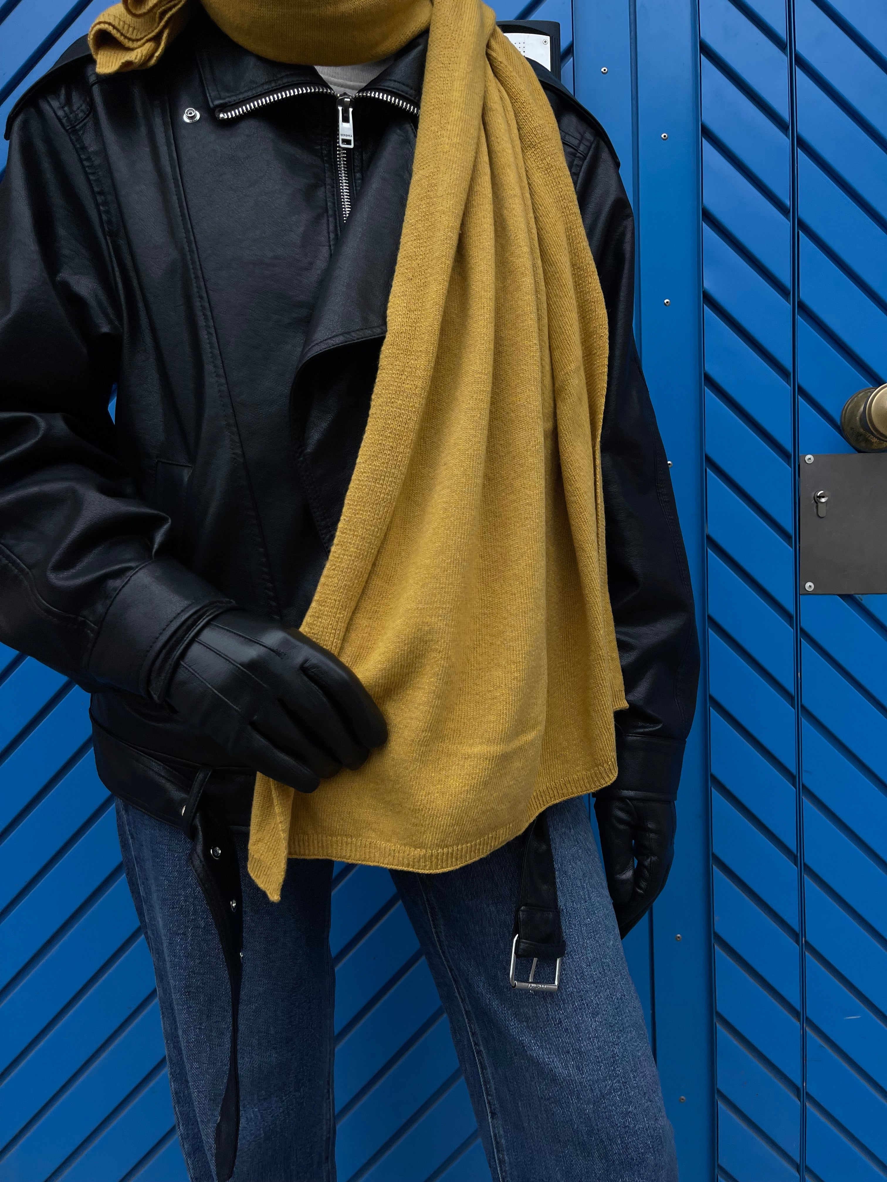 Wool and cashmere scarf
