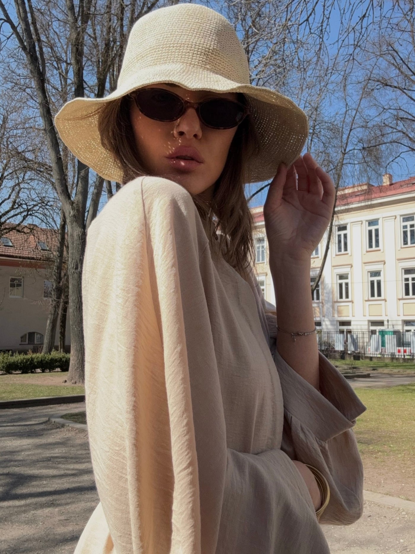 Raffia skrybėlė — vaizdas 1