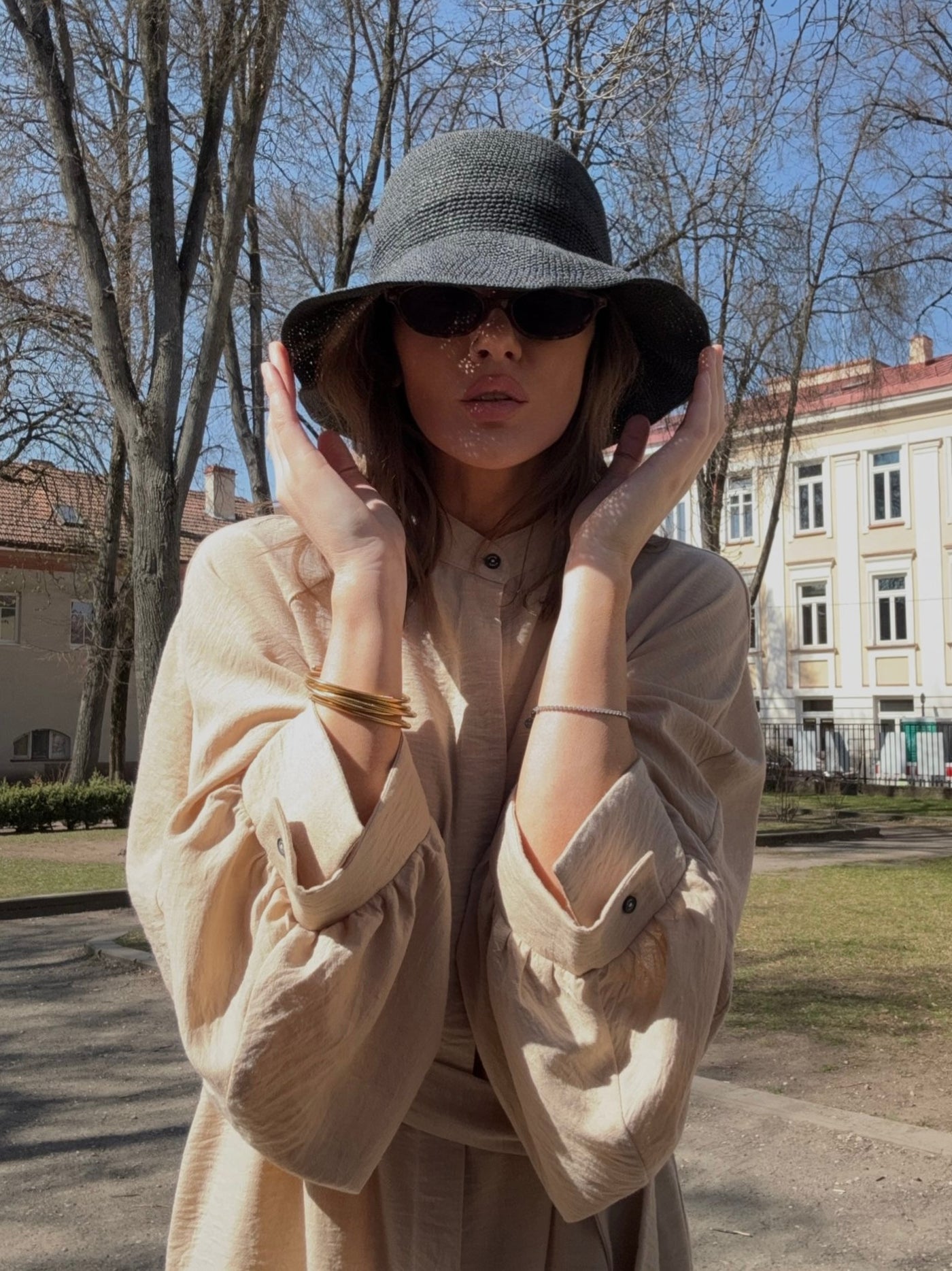 Raffia skrybėlė — vaizdas 1