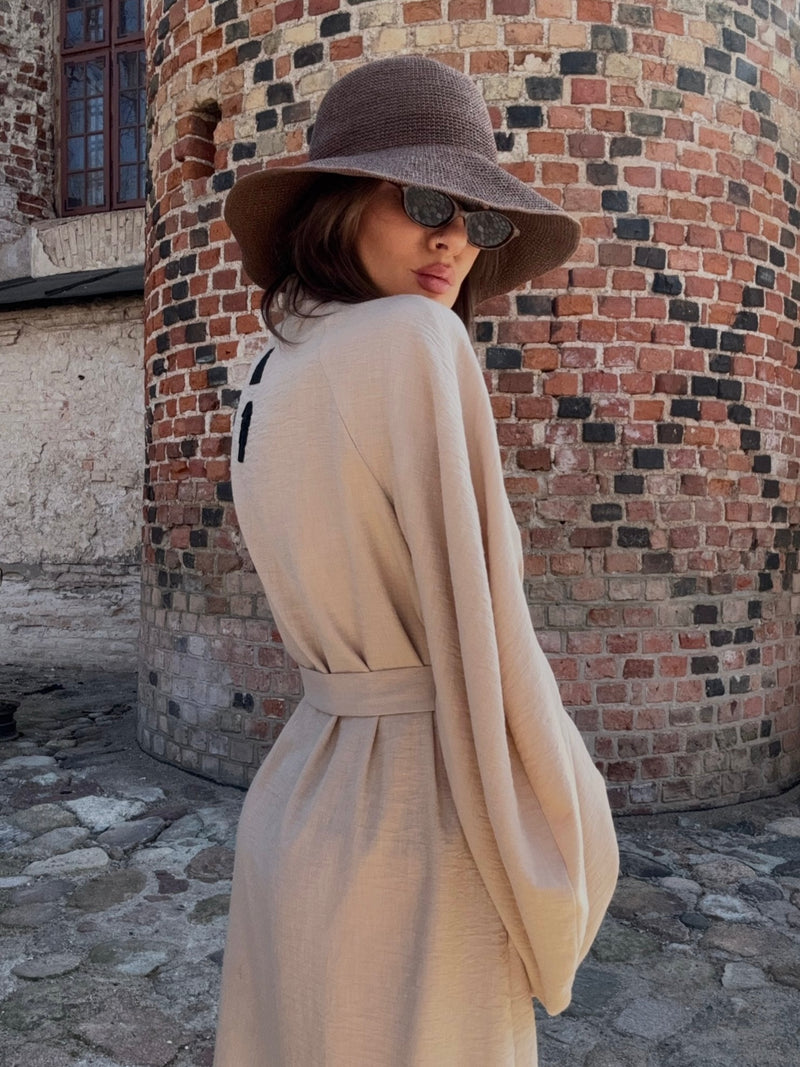 Raffia skrybėlė